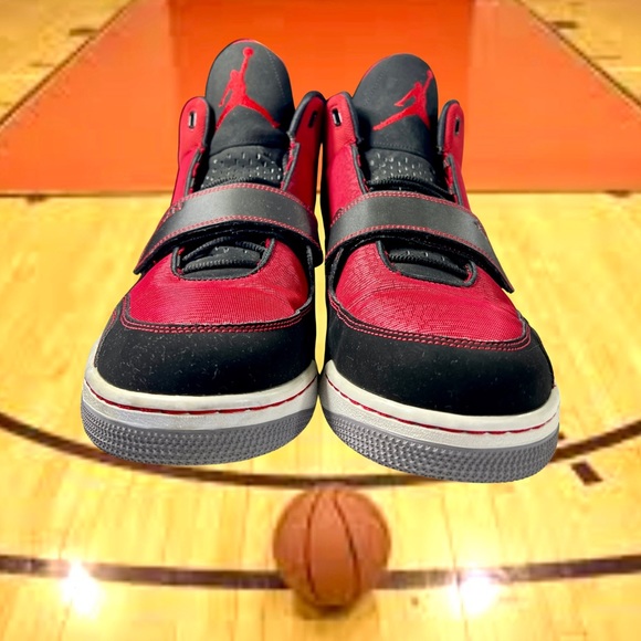 Nike Air Jordan Flight Club 90 Size 15 Men's Basketball Shoes Red 602661-601 - Picture 7 of 12